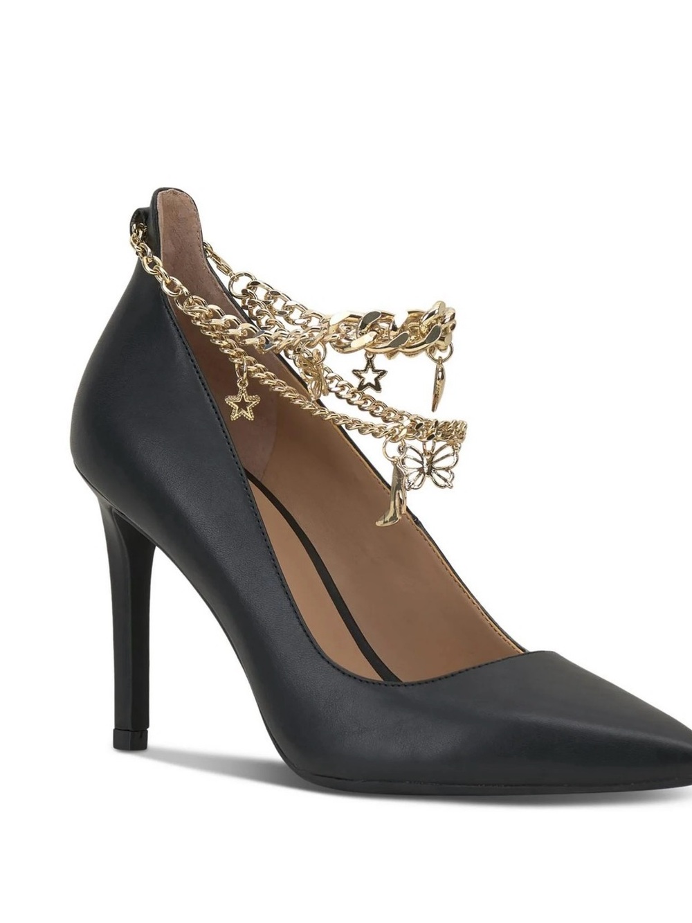 INC Womens SYIRAP Pointed toe Stiletto Pumps Black 7.5M